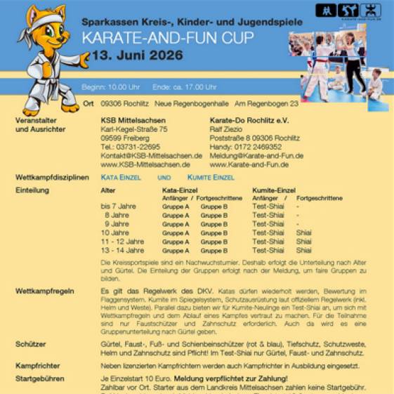 Ausschreibung ist online